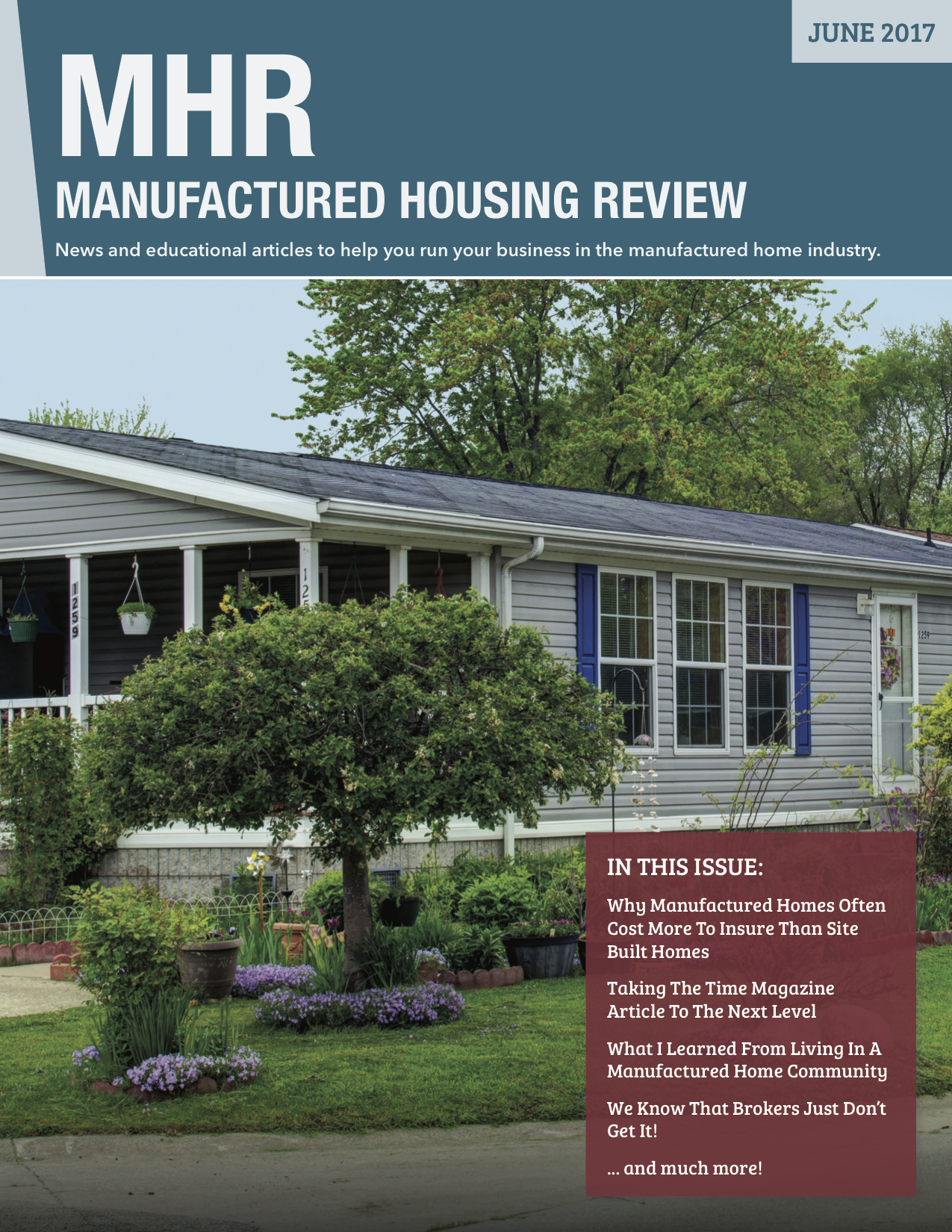 Manufactured Housing Review Mobile Home Park Publication