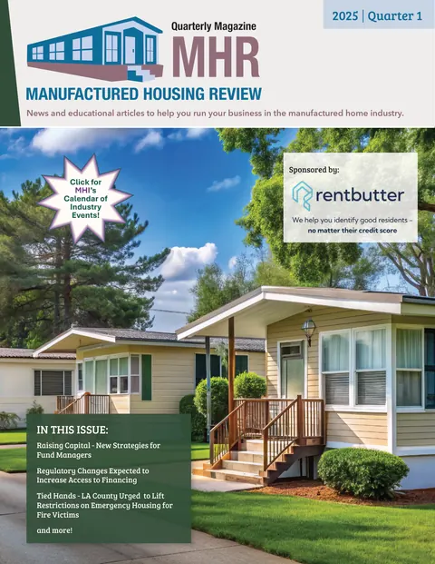Manufactured Housing Review - 2025 Q1 cover