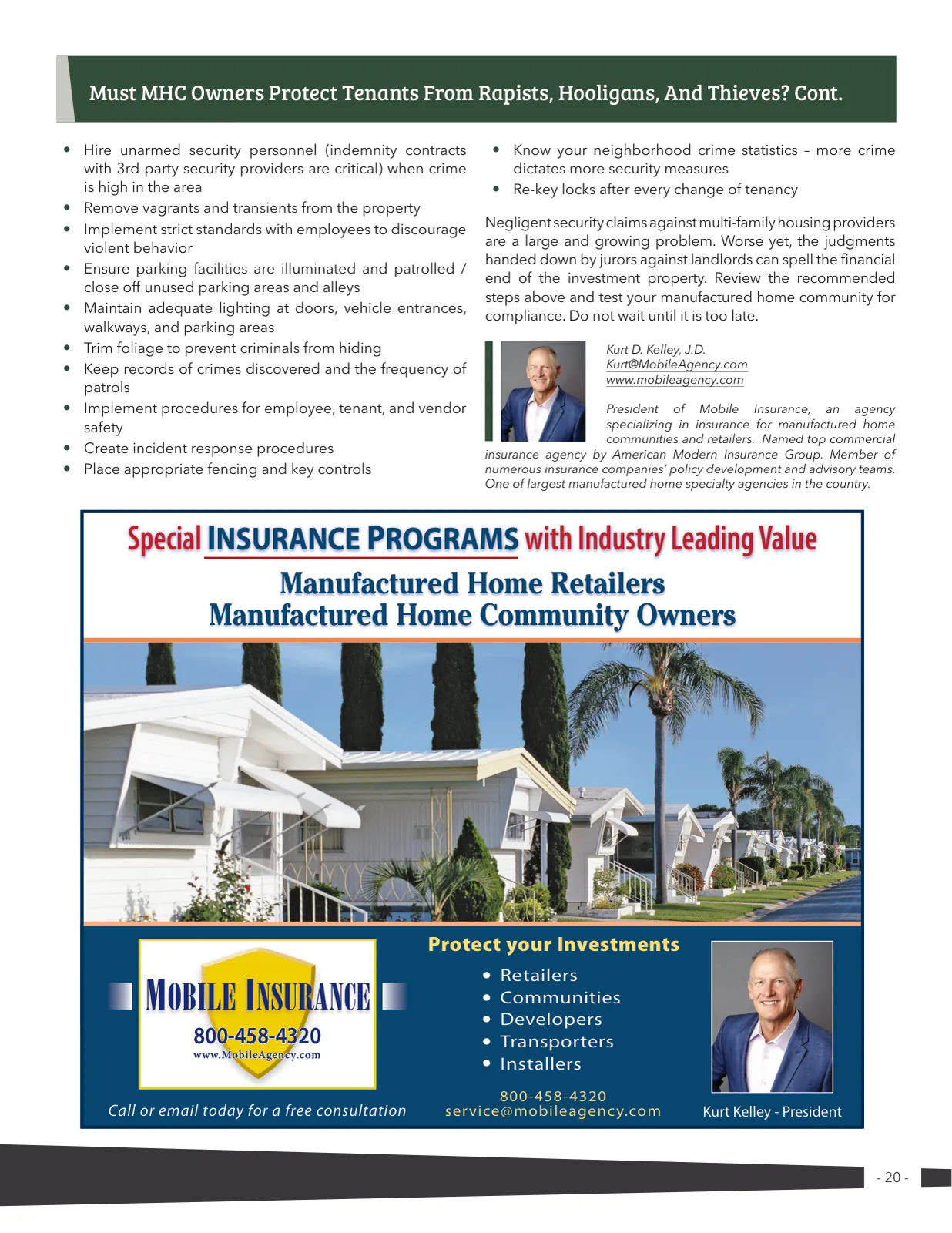 Page 20 of Manufactured Housing Review 2025 Q1
