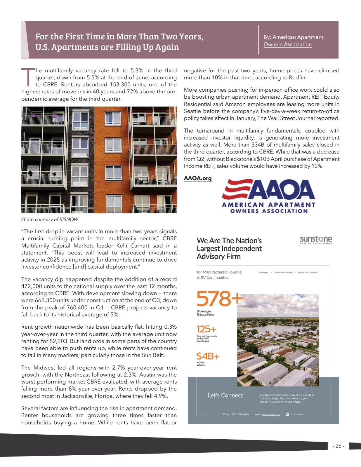 Page 26 of Manufactured Housing Review 2025 Q1
