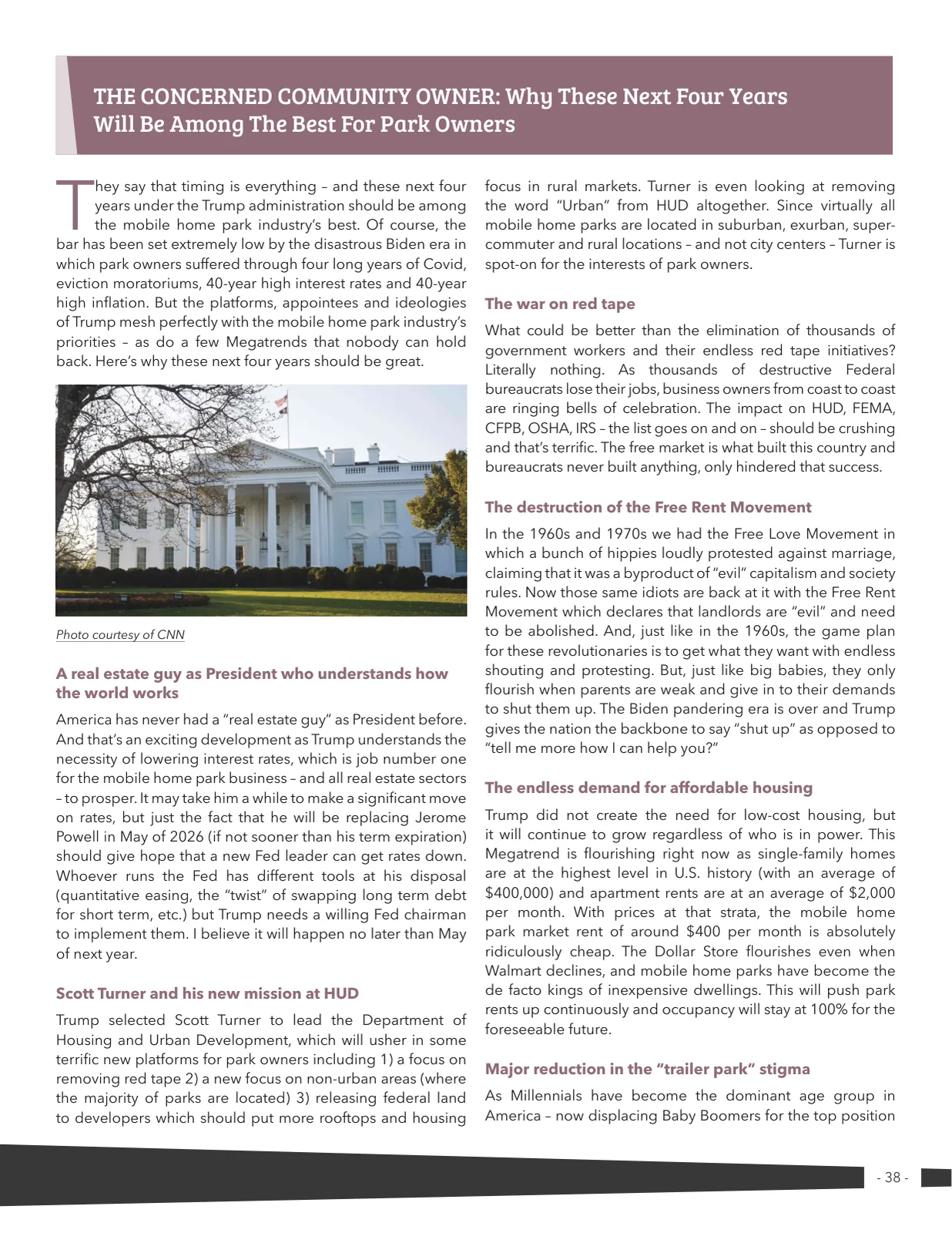 Page 38 of Manufactured Housing Review 2025 Q1