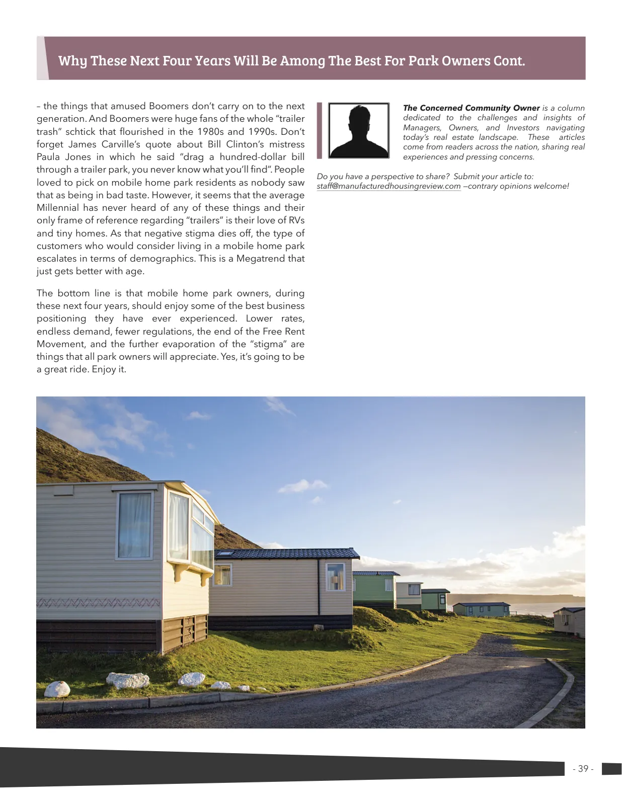 Page 39 of Manufactured Housing Review 2025 Q1