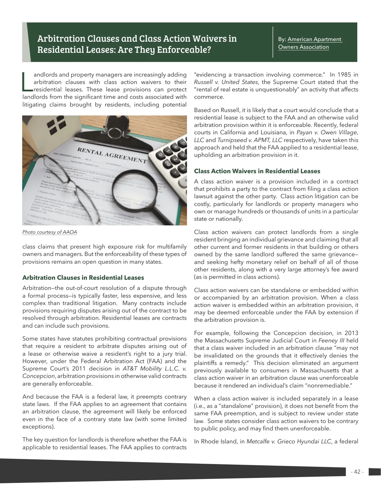 Page 42 of Manufactured Housing Review 2025 Q1