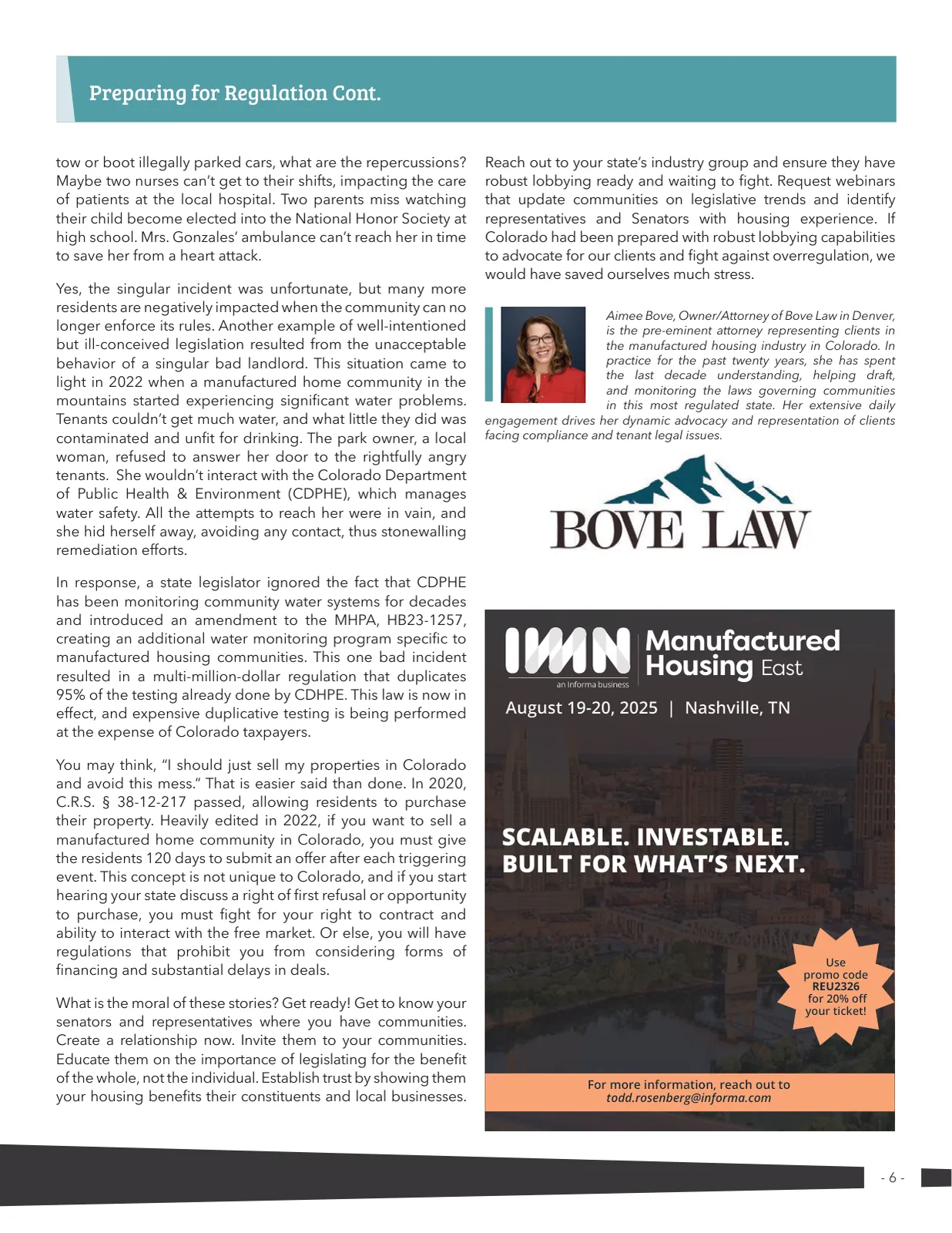 Page 6 of Manufactured Housing Review 2025 Q2