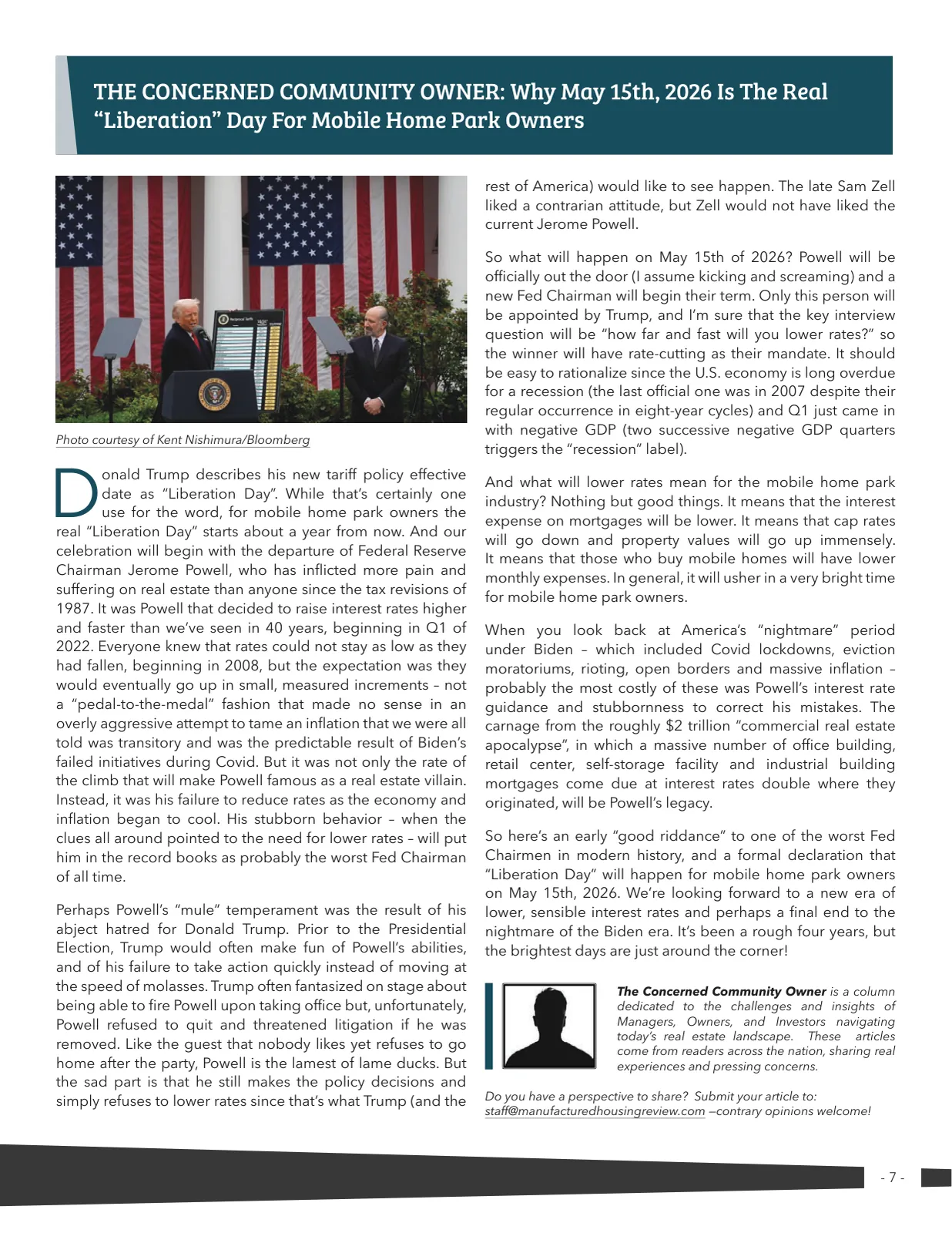 Page 7 of Manufactured Housing Review 2025 Q2