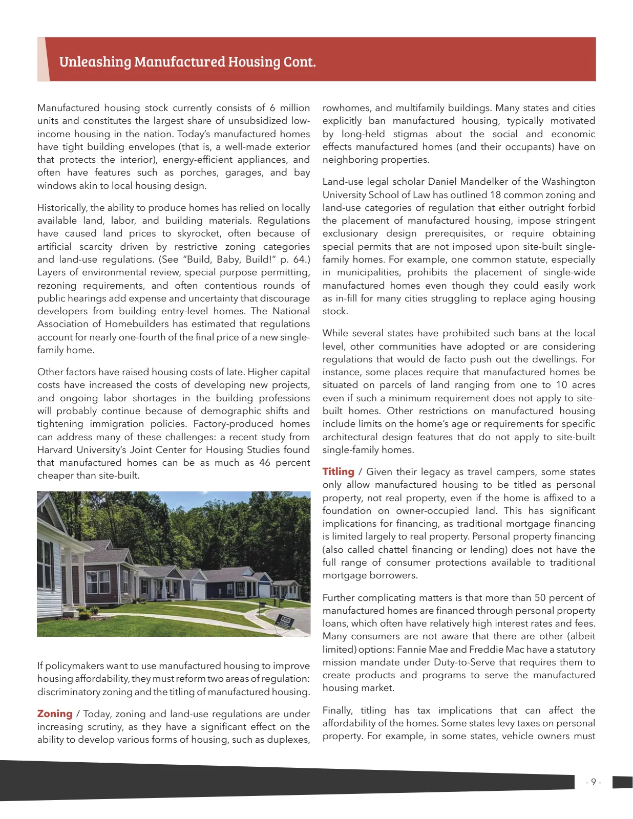 Page 9 of Manufactured Housing Review 2025 Q2
