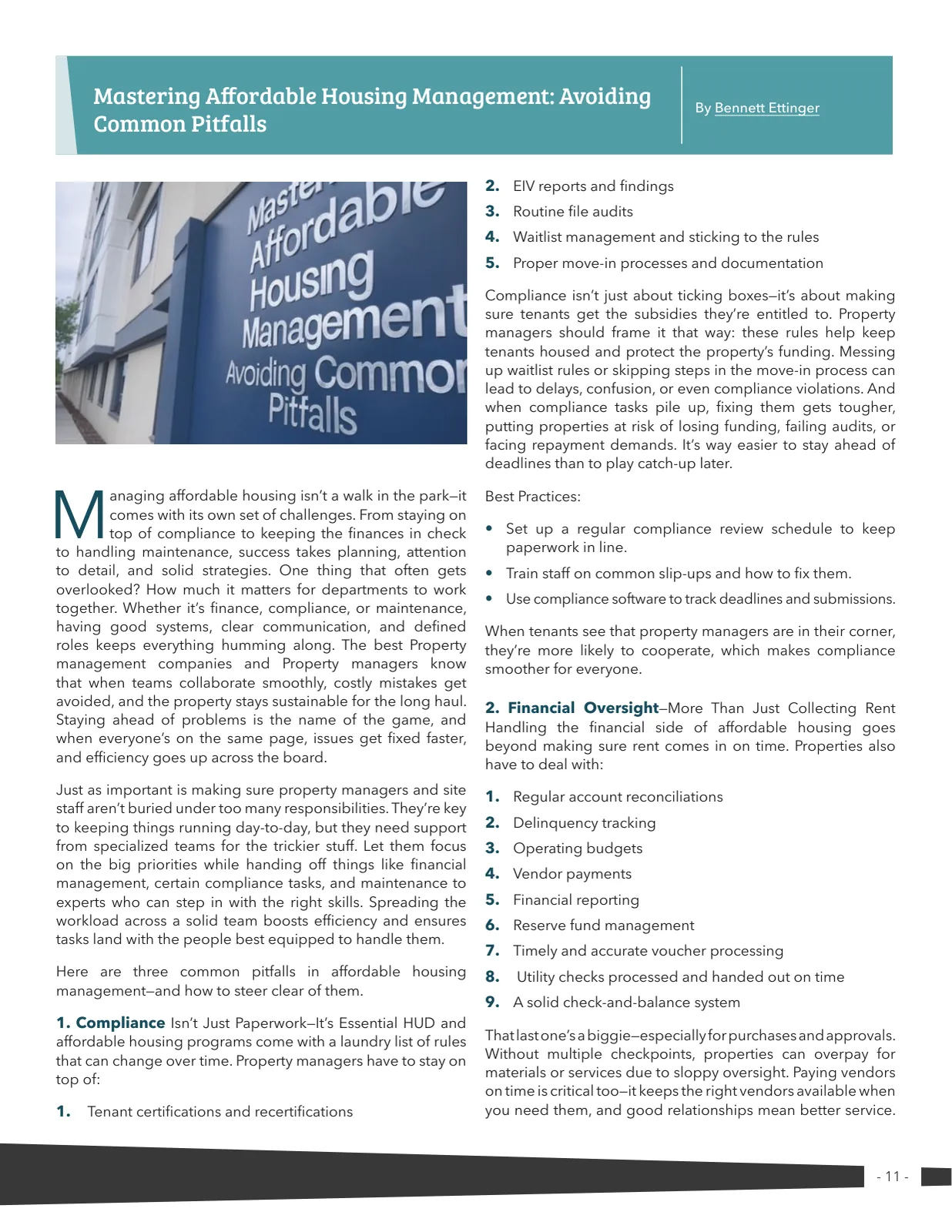 Page 11 of Manufactured Housing Review 2025 Q2