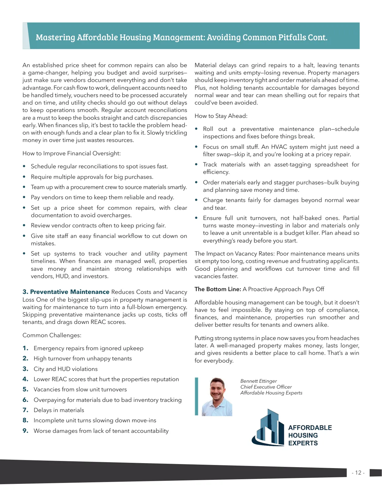 Page 12 of Manufactured Housing Review 2025 Q2