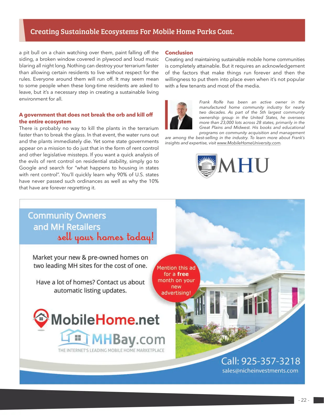 Page 22 of Manufactured Housing Review 2025 Q2