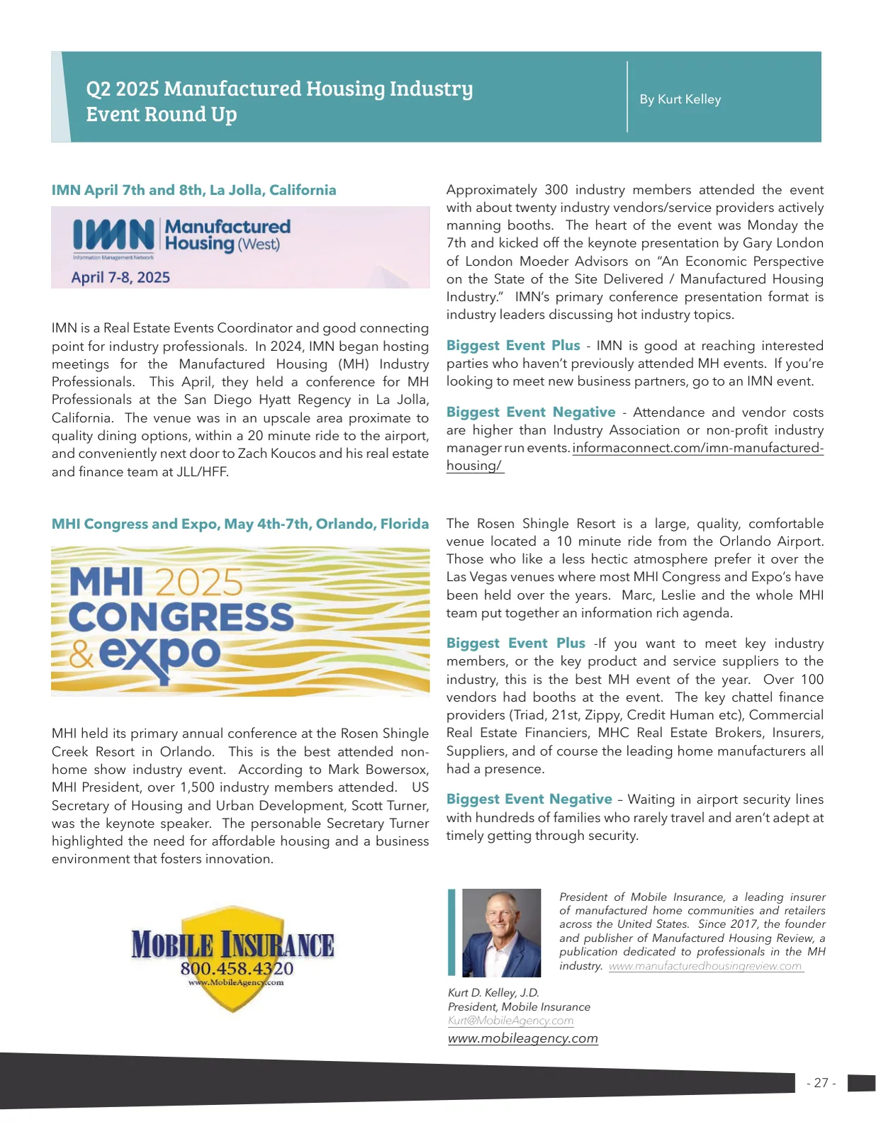 Page 27 of Manufactured Housing Review 2025 Q2