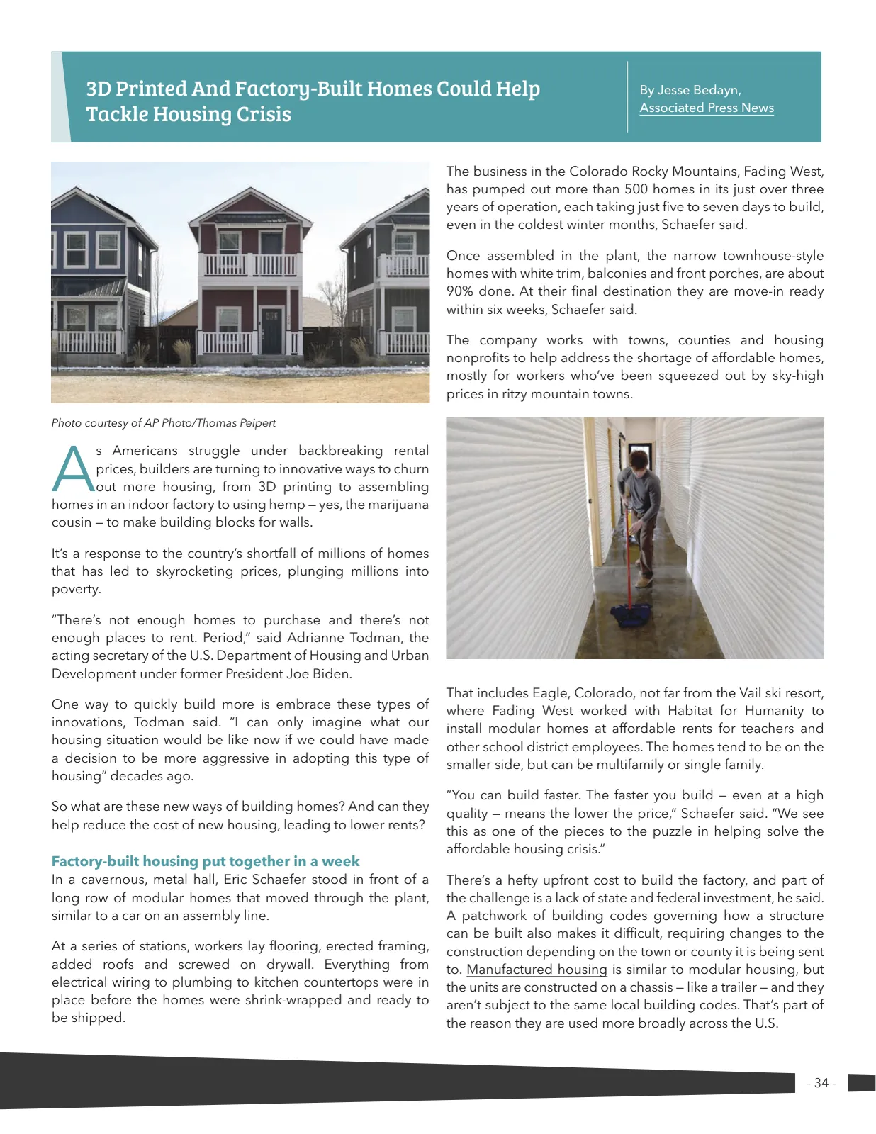 Page 34 of Manufactured Housing Review 2025 Q2