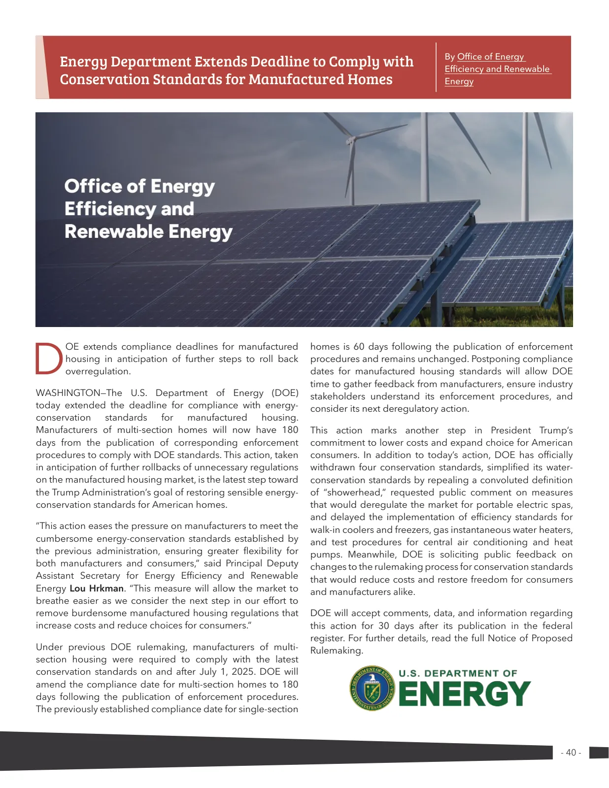 Page 40 of Manufactured Housing Review 2025 Q2