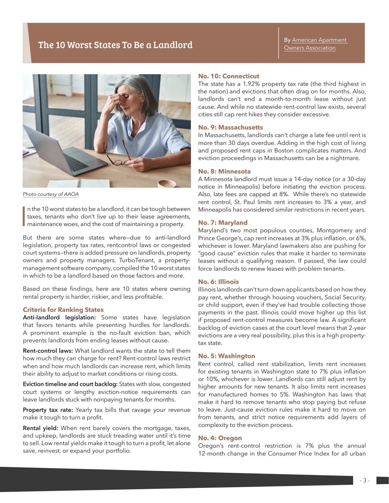 Page 3 of Manufactured Housing Review 2025 Q3