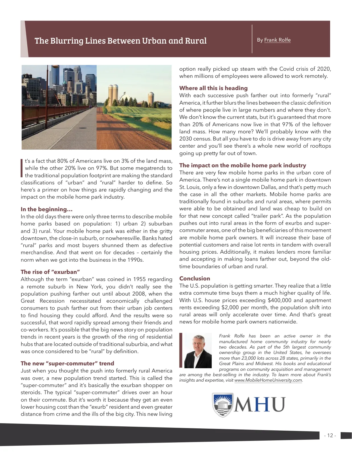Page 12 of Manufactured Housing Review 2025 Q3