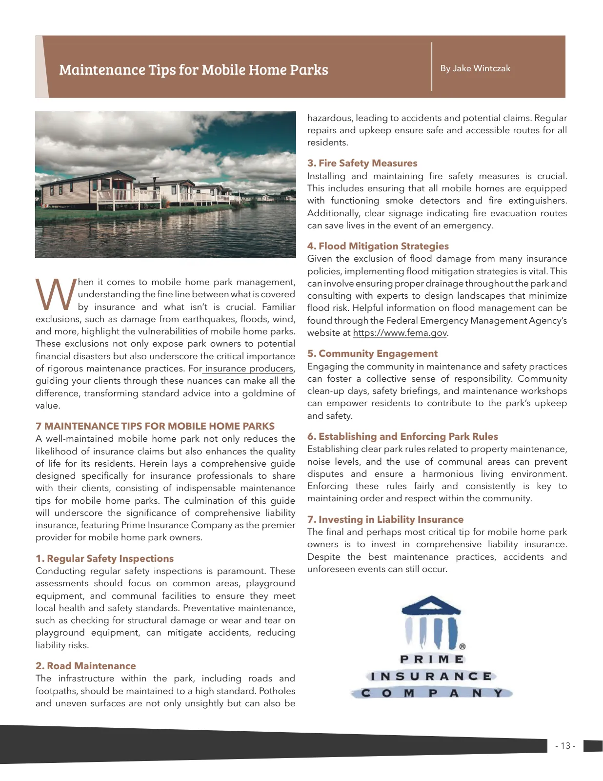 Page 13 of Manufactured Housing Review 2025 Q3