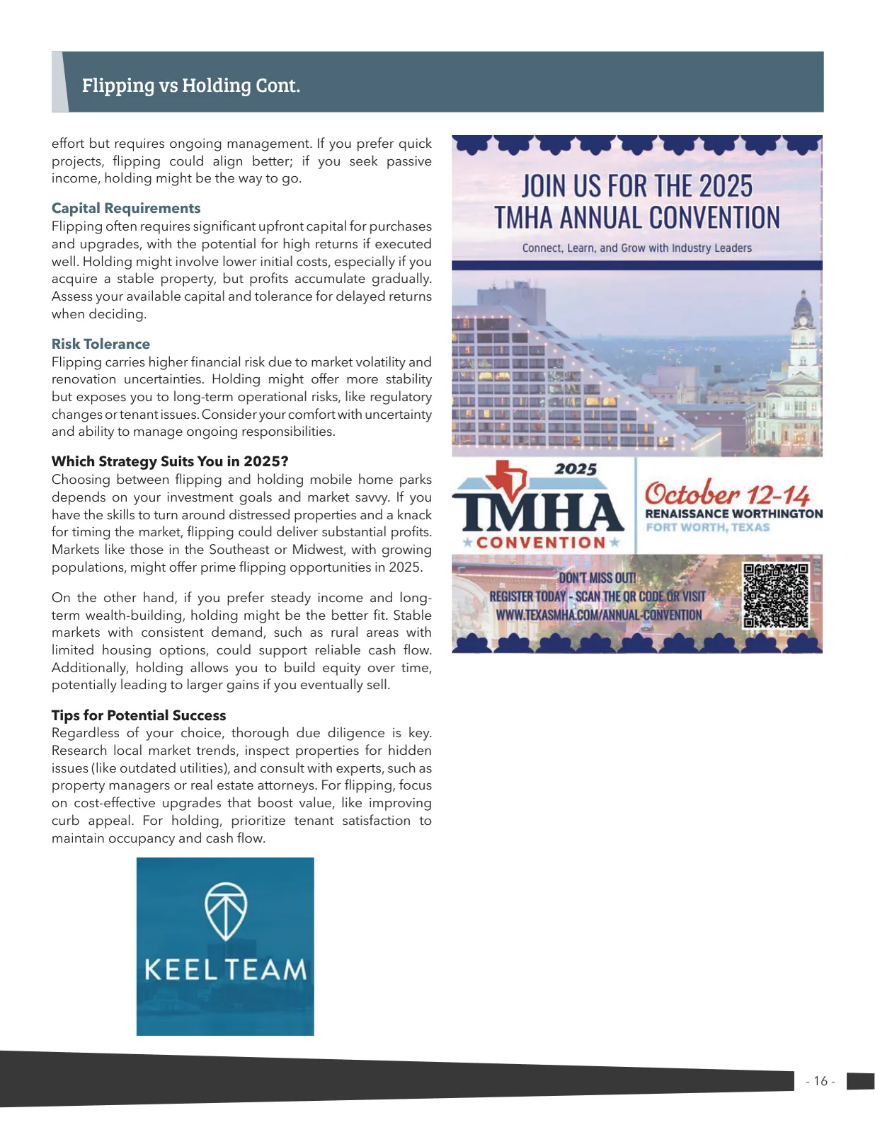 Page 16 of Manufactured Housing Review 2025 Q3