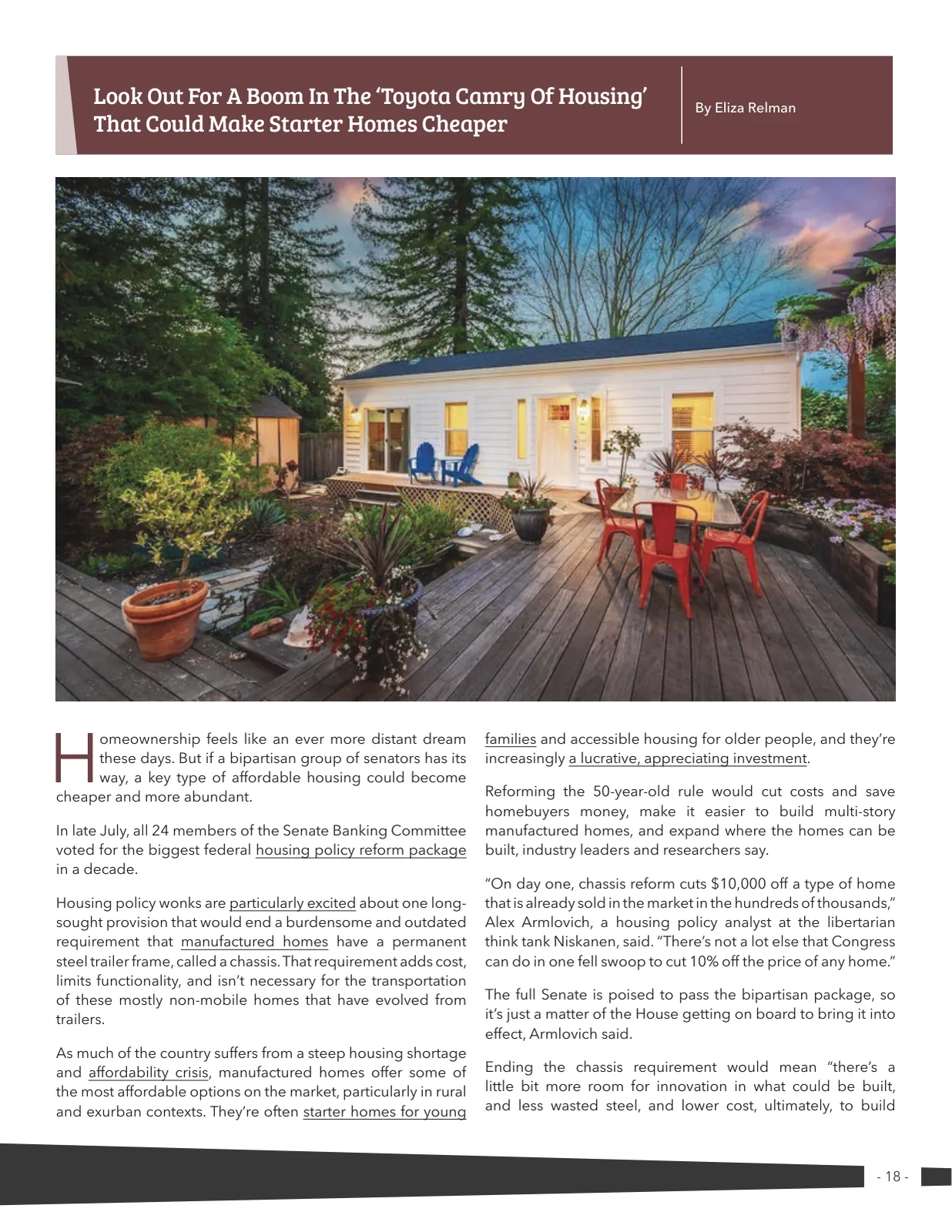 Page 18 of Manufactured Housing Review 2025 Q3