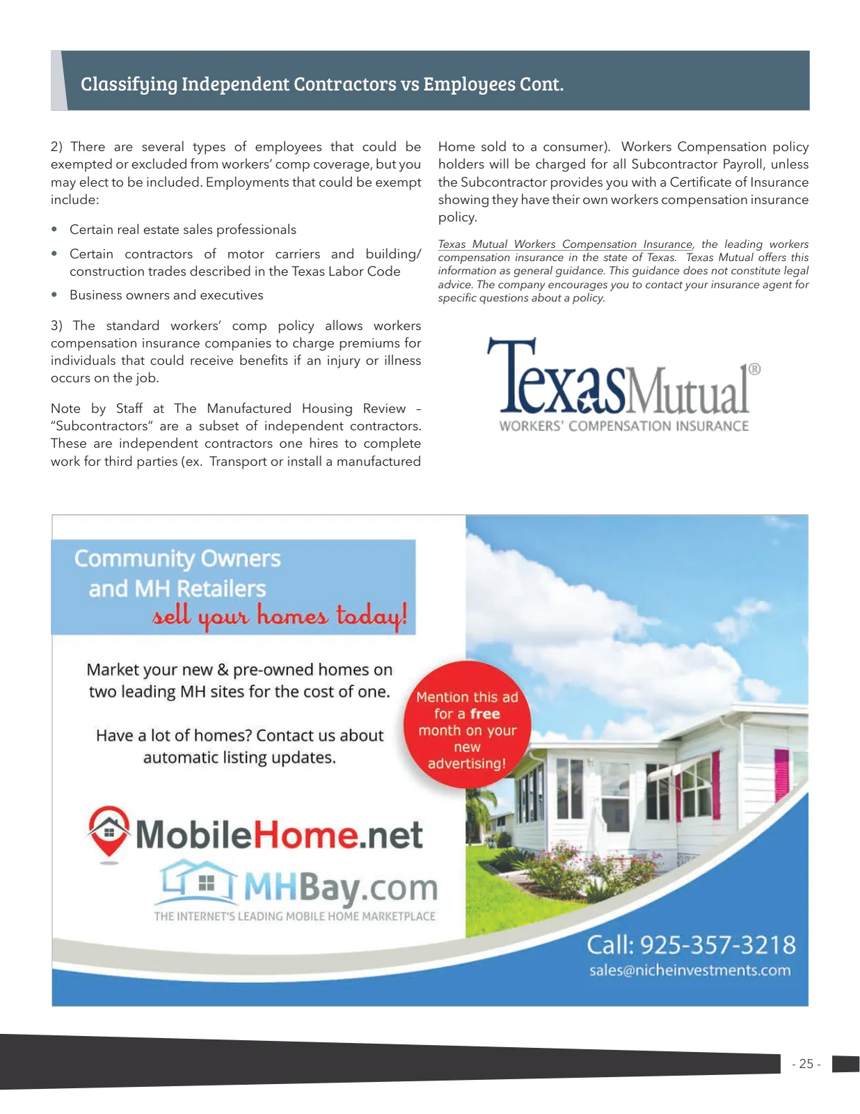 Page 25 of Manufactured Housing Review 2025 Q3