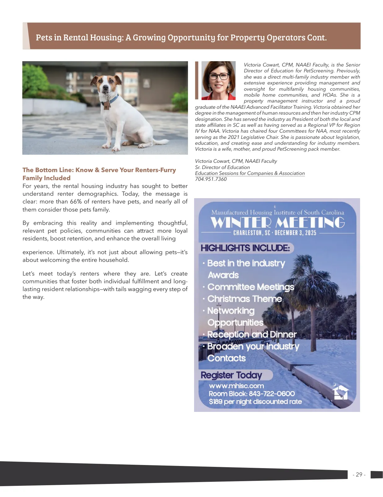 Page 29 of Manufactured Housing Review 2025 Q3