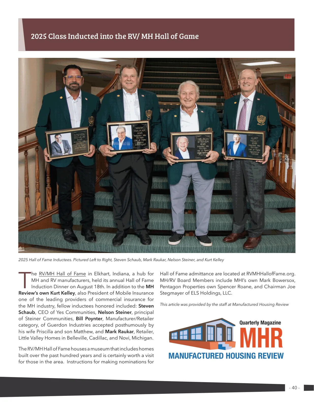 Page 40 of Manufactured Housing Review 2025 Q3