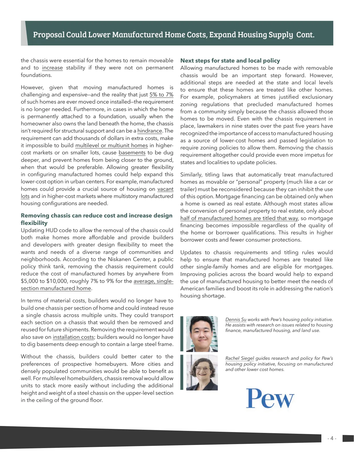 Page 4 of Manufactured Housing Review 2025 Q4