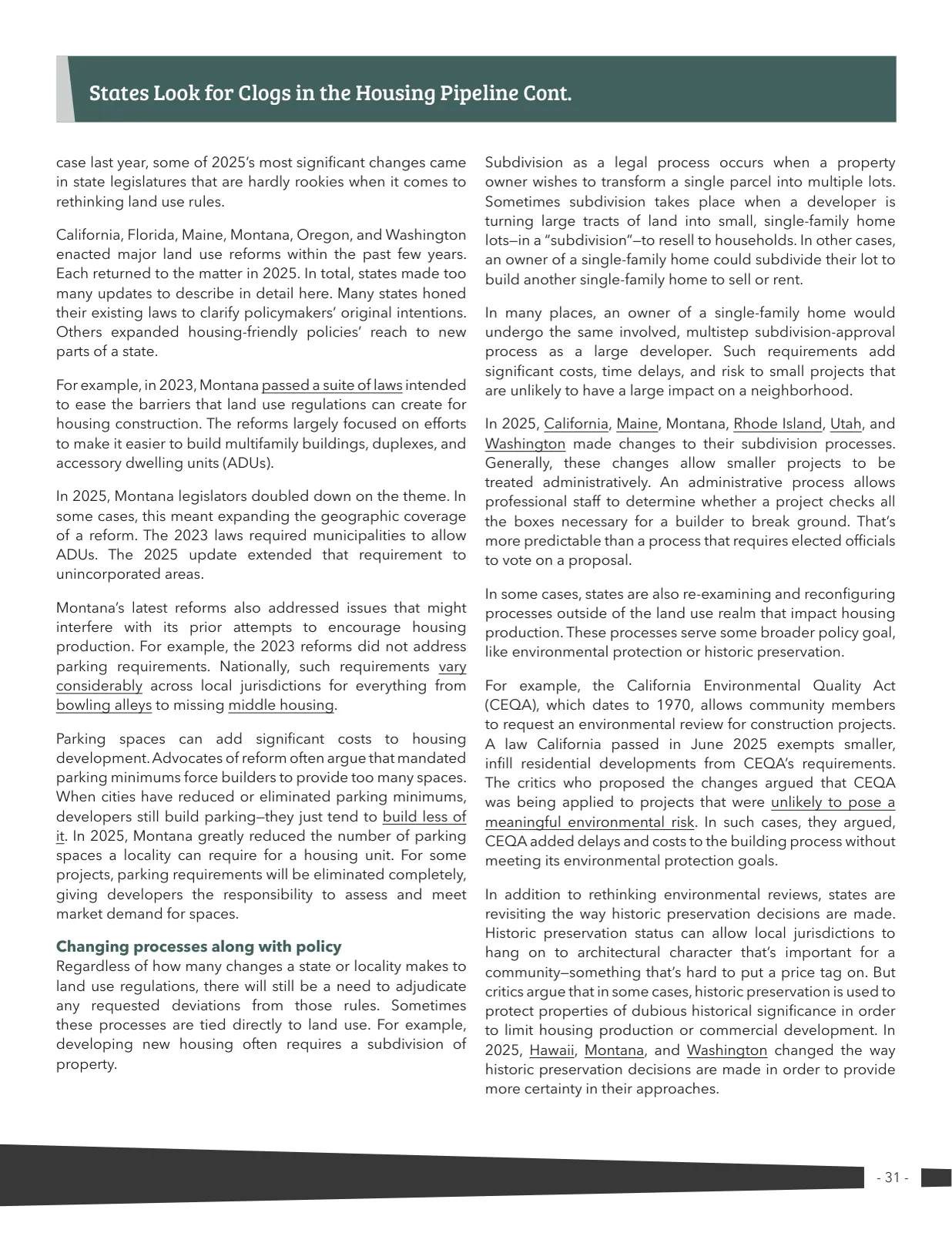 Page 31 of Manufactured Housing Review 2025 Q4