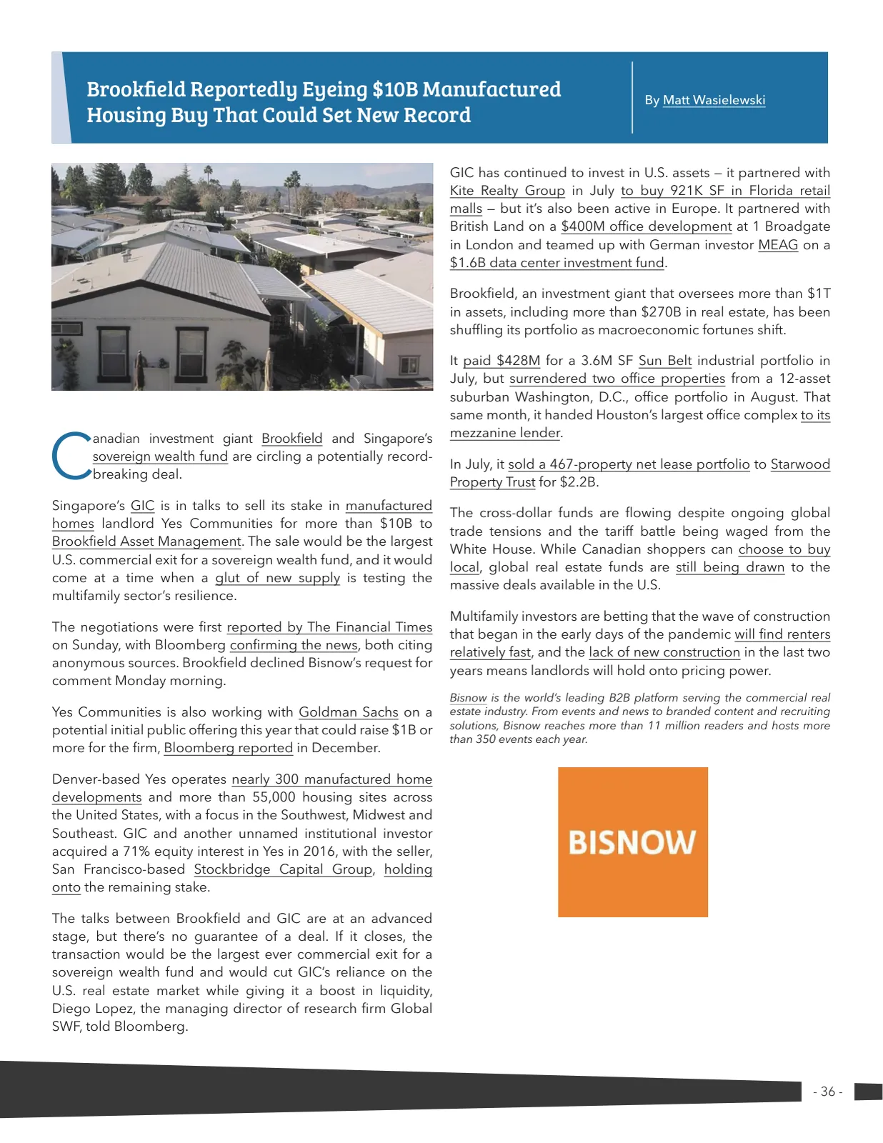 Page 36 of Manufactured Housing Review 2025 Q4