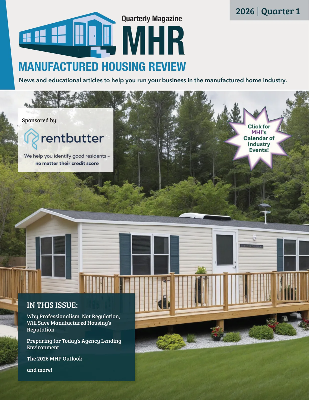 Page 1 of Manufactured Housing Review 2026 Q1