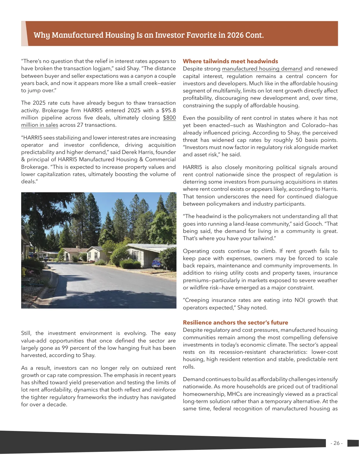 Page 26 of Manufactured Housing Review 2026 Q1