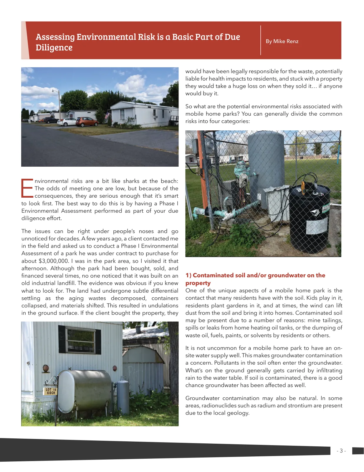 Page 3 of Manufactured Housing Review 2026 Q2