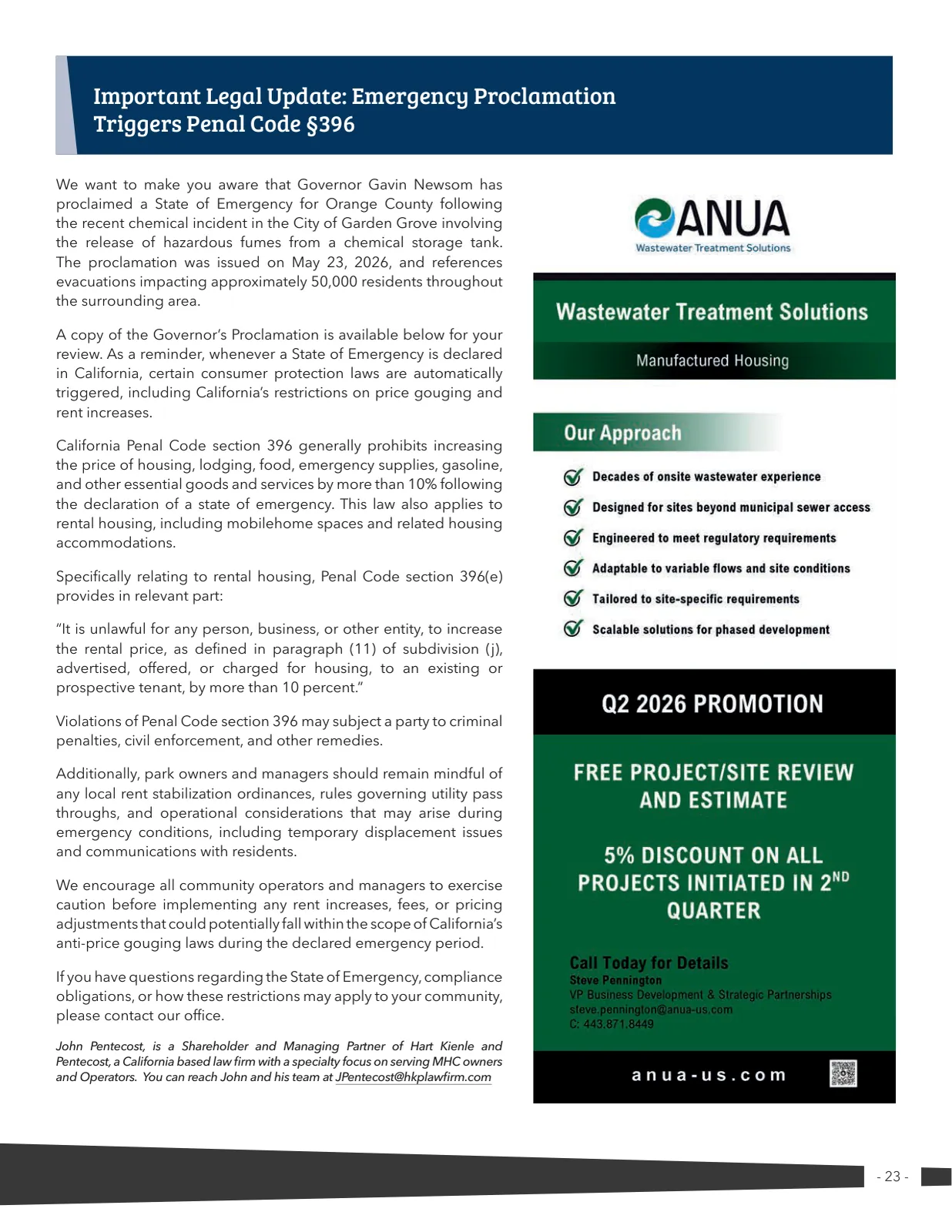 Page 23 of Manufactured Housing Review 2026 Q2