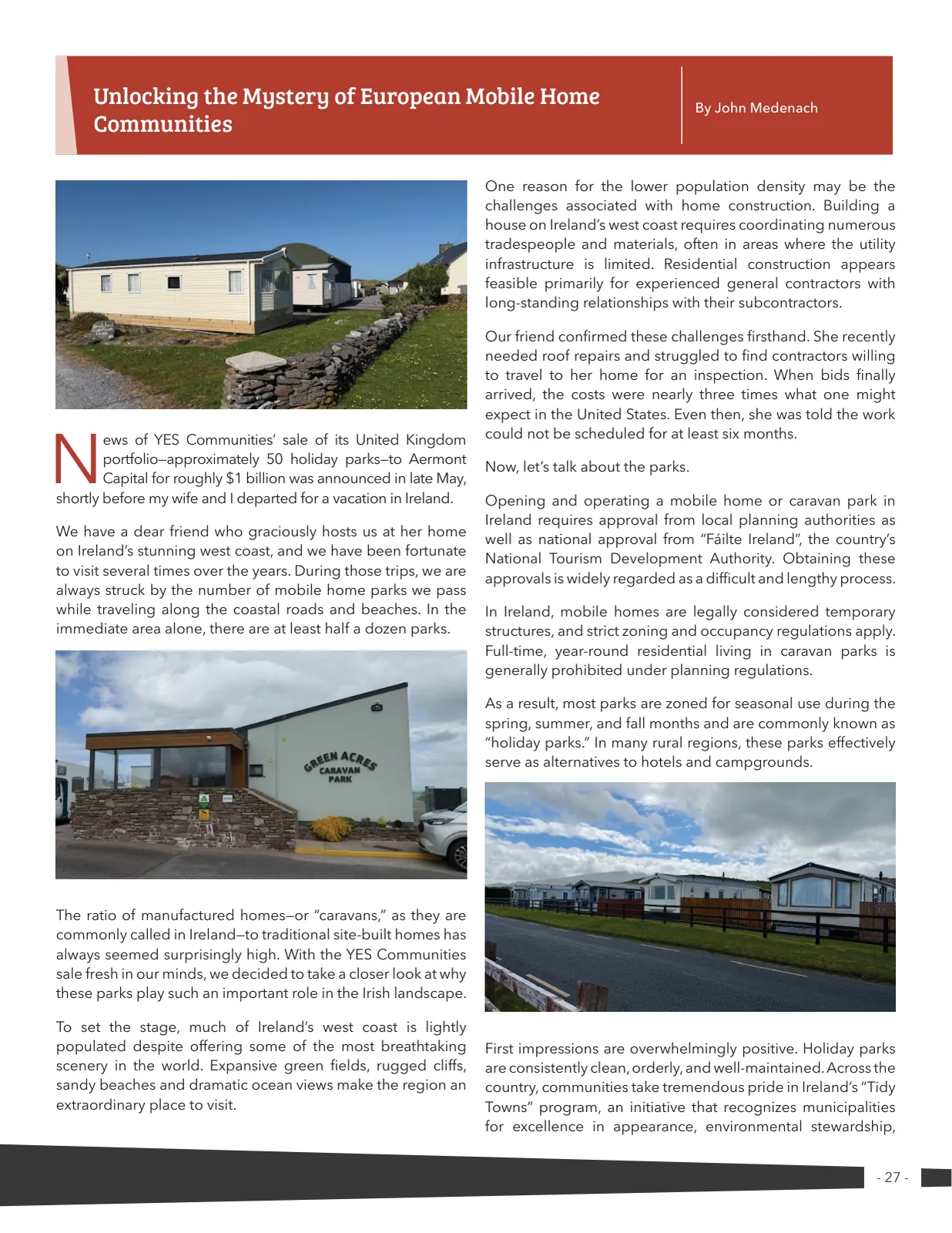 Page 27 of Manufactured Housing Review 2026 Q2