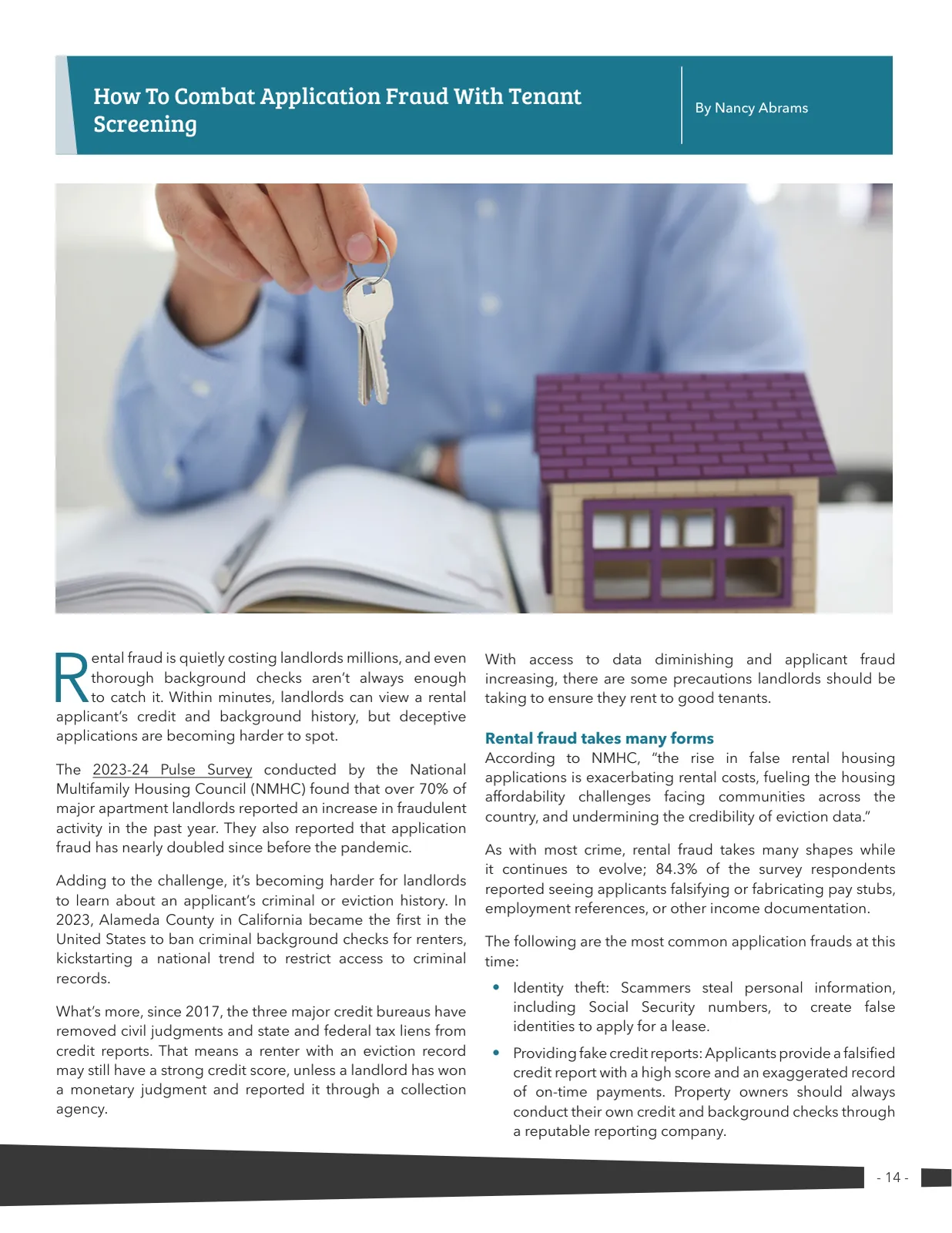 Page 14 of Manufactured Housing Review 2026 Q3