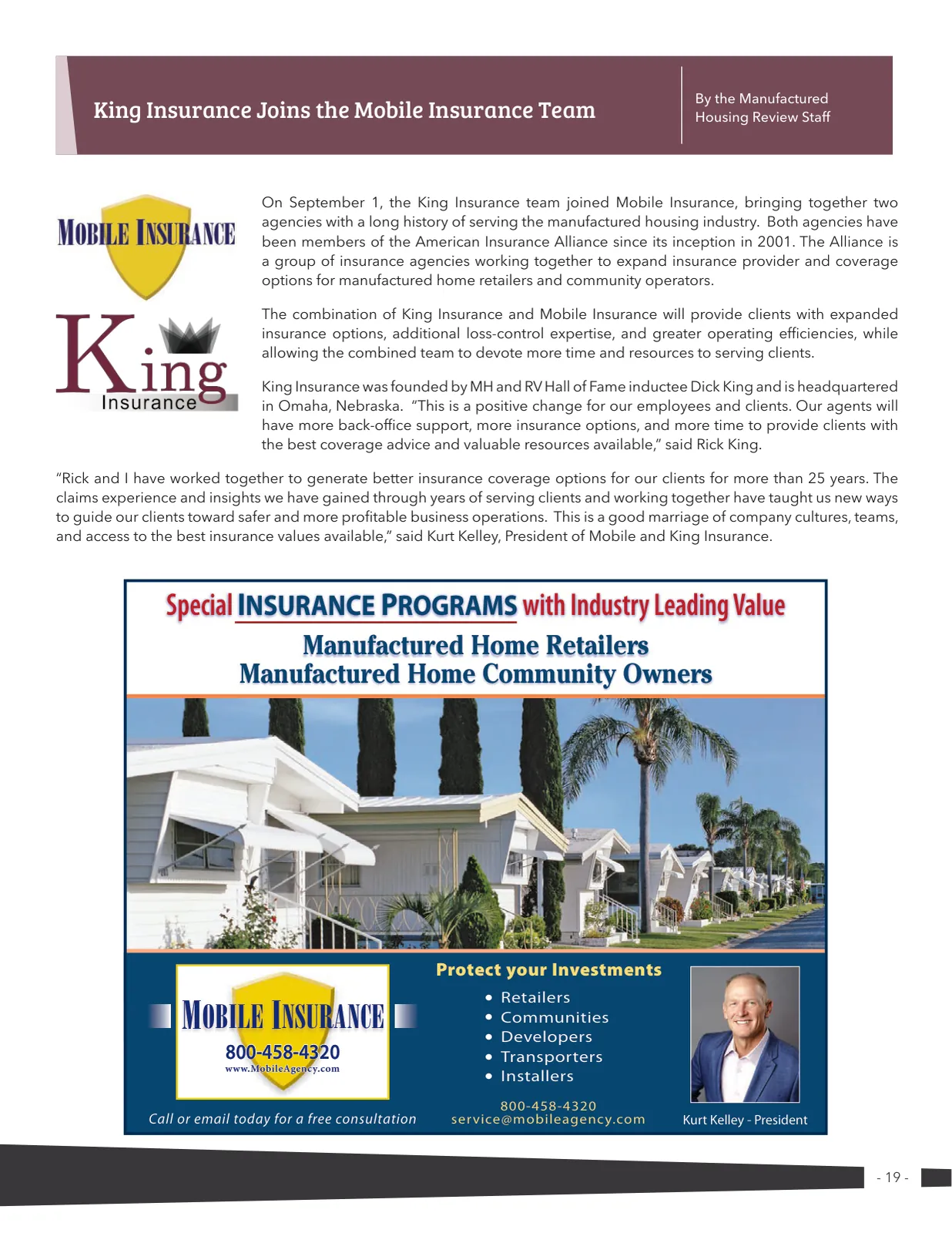 Page 19 of Manufactured Housing Review 2026 Q3