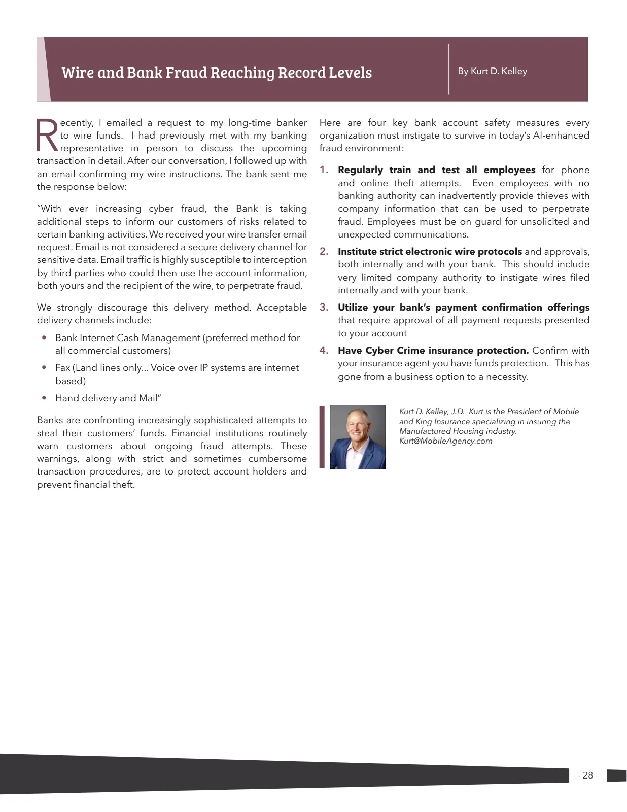 Page 28 of Manufactured Housing Review 2026 Q3