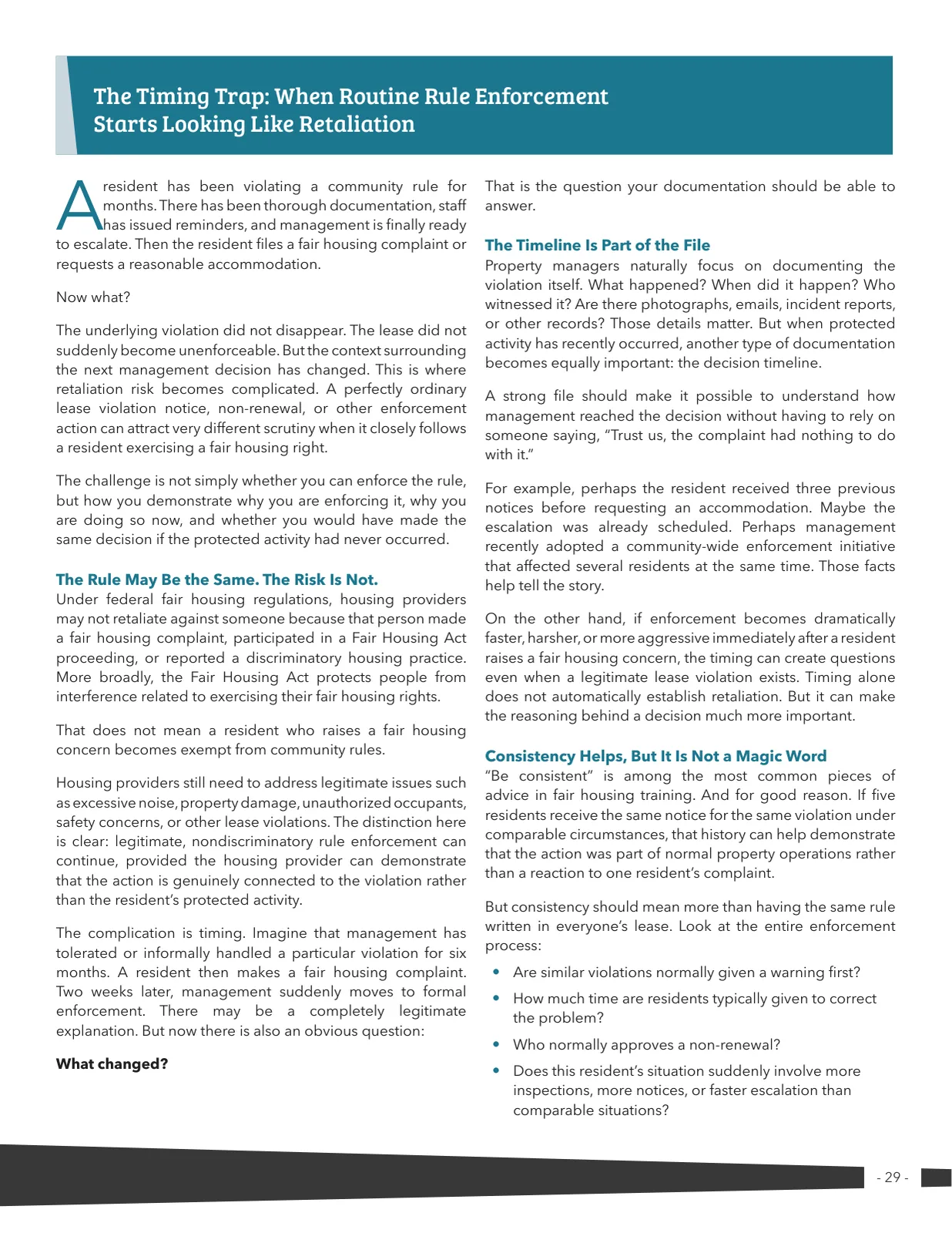 Page 29 of Manufactured Housing Review 2026 Q3