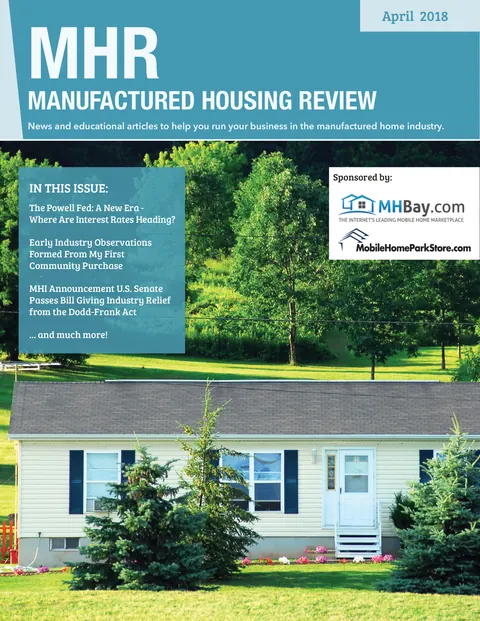 Manufactured Housing Review - April 2018 cover