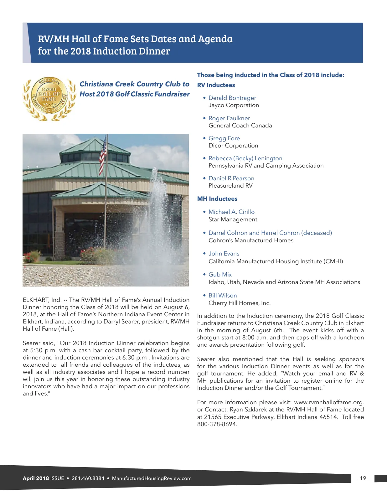 Page 19 of Manufactured Housing Review April 2018