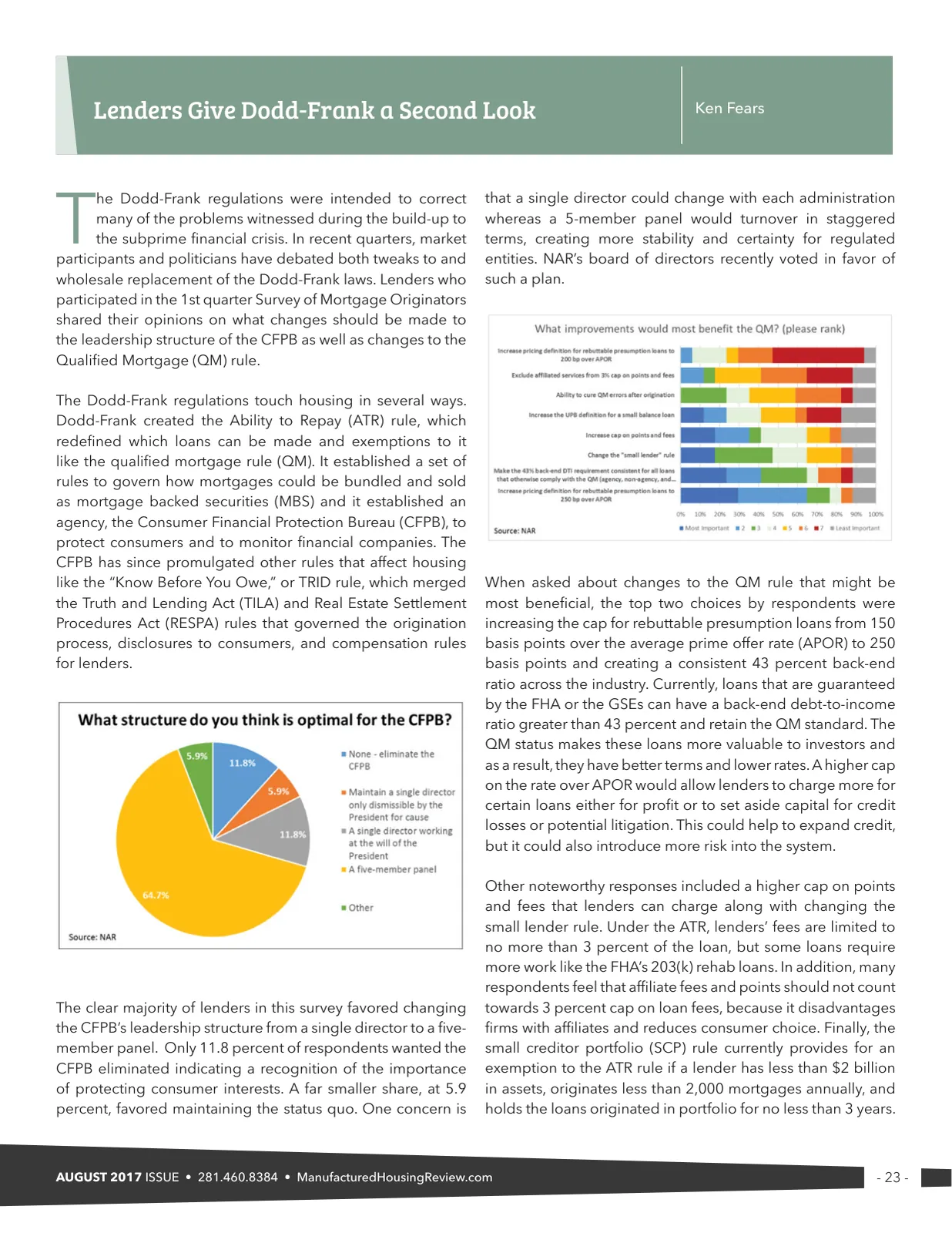 Page 23 of Manufactured Housing Review August 2017