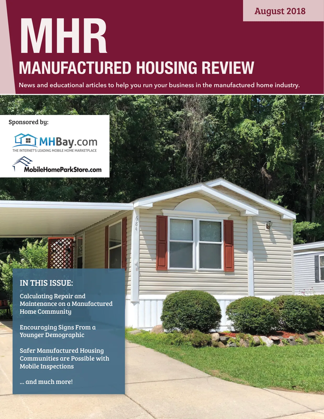 Page 1 of Manufactured Housing Review August 2018
