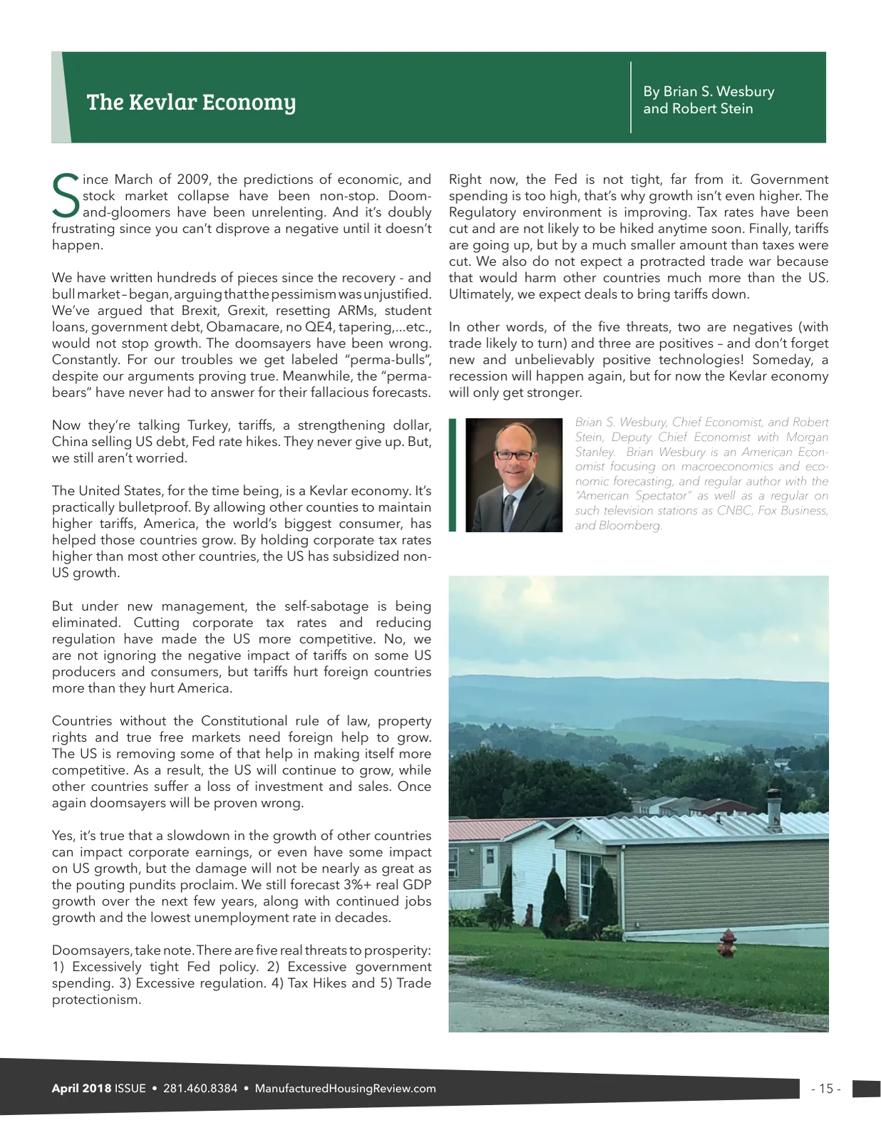 Page 15 of Manufactured Housing Review August 2018