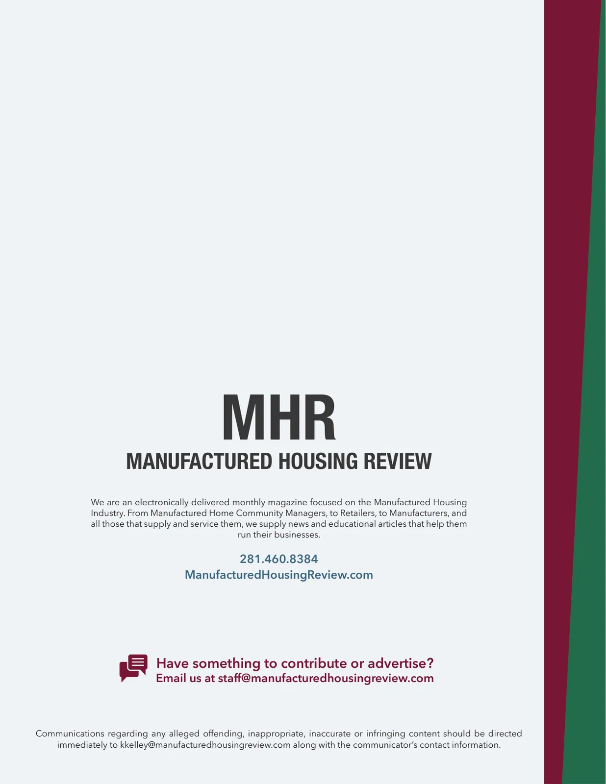 Page 18 of Manufactured Housing Review August 2018