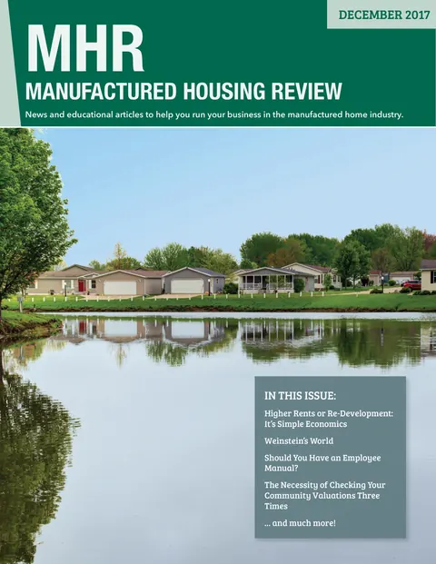 Manufactured Housing Review - December 2017 cover