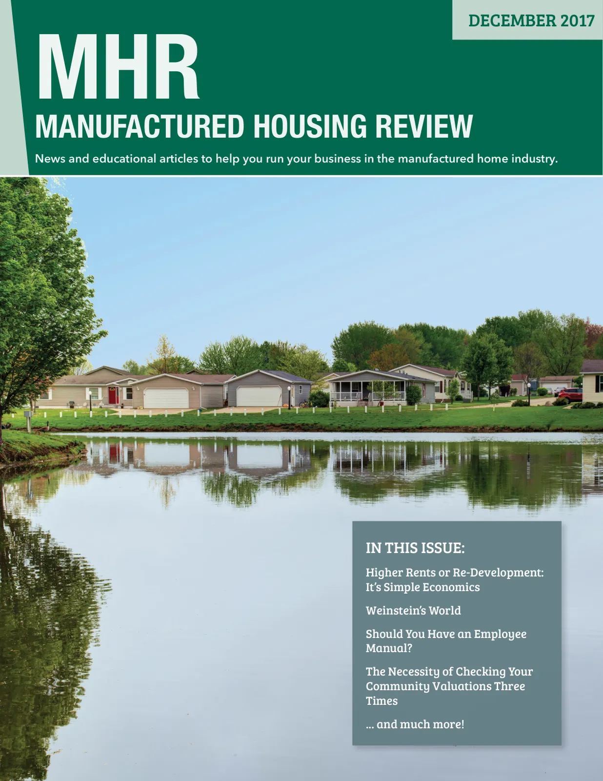 Page 1 of Manufactured Housing Review December 2017