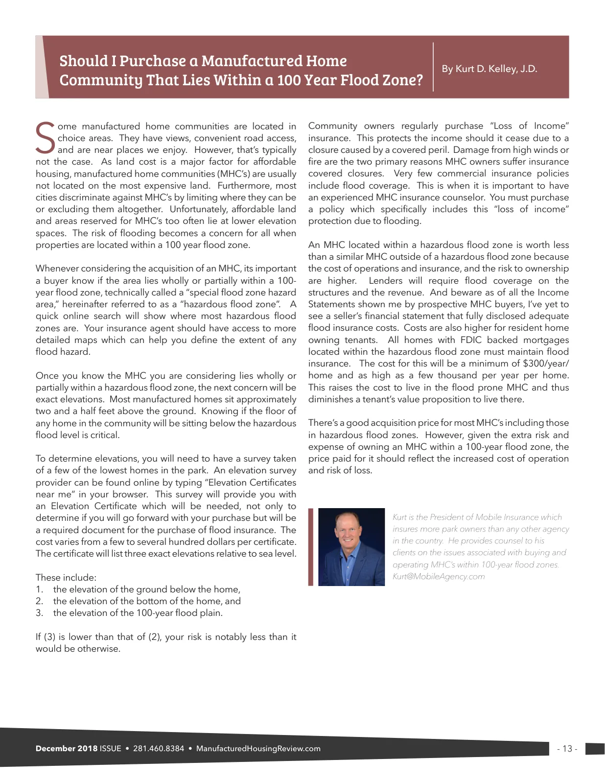 Page 13 of Manufactured Housing Review December 2018