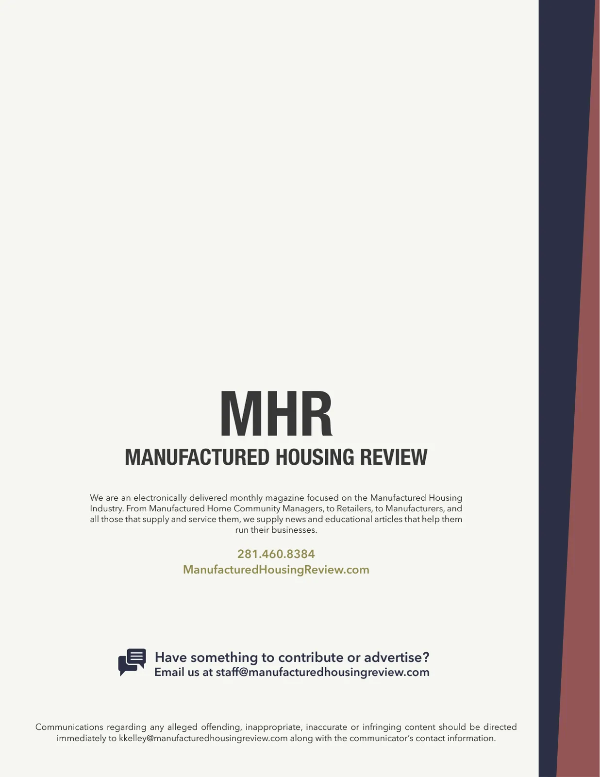 Page 22 of Manufactured Housing Review December 2018