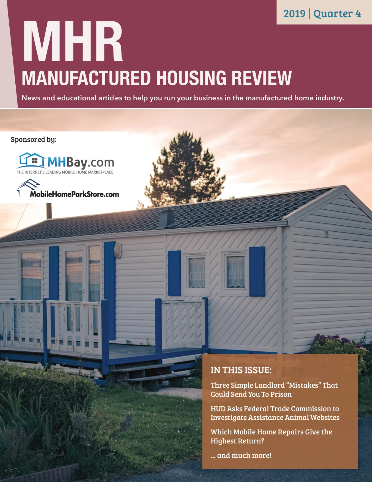 Page 1 of Manufactured Housing Review 2019 Q4