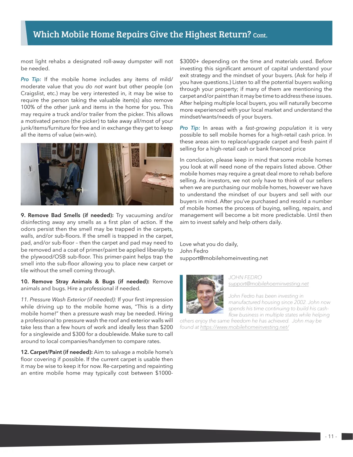 Page 11 of Manufactured Housing Review 2019 Q4