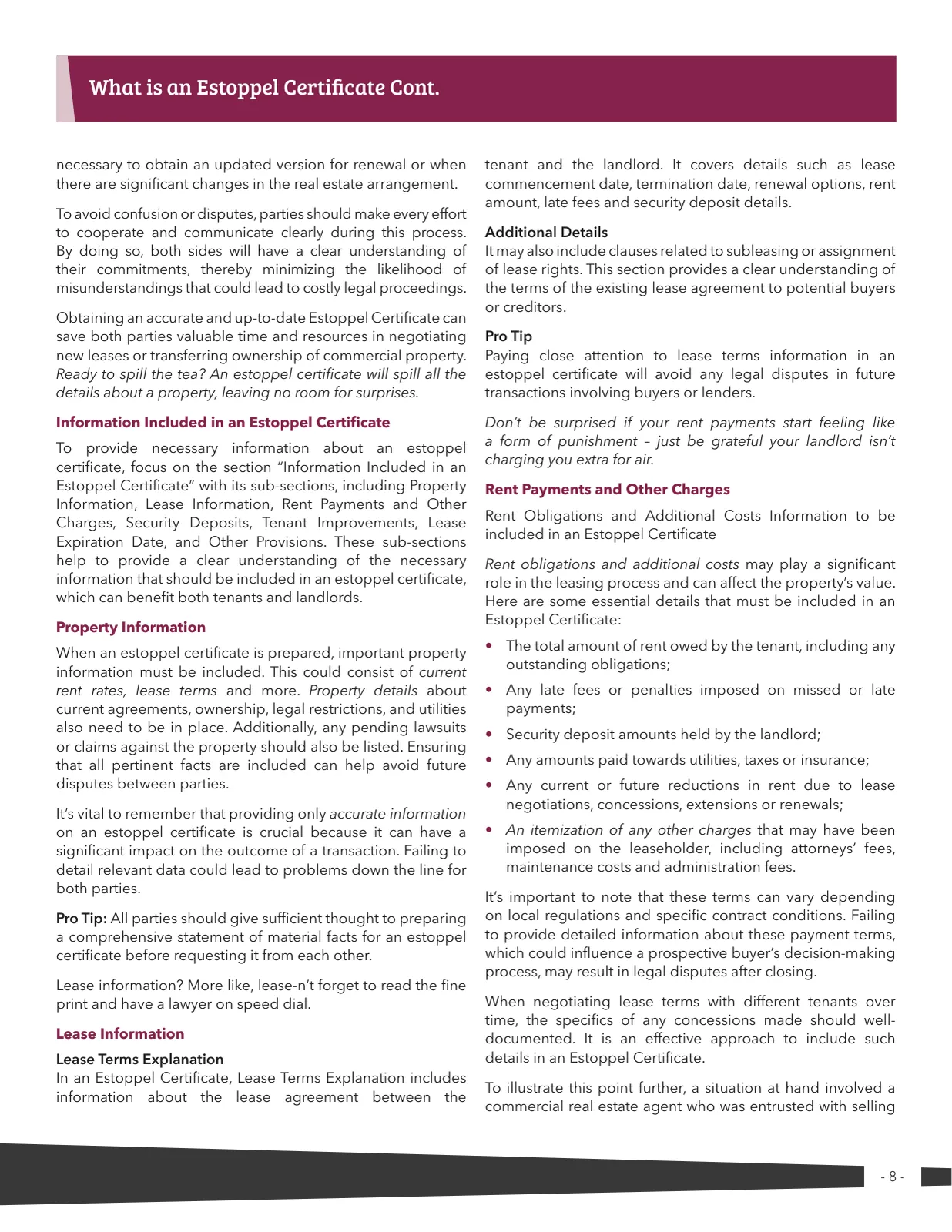 Page 8 of Manufactured Housing Review 2023 Q4