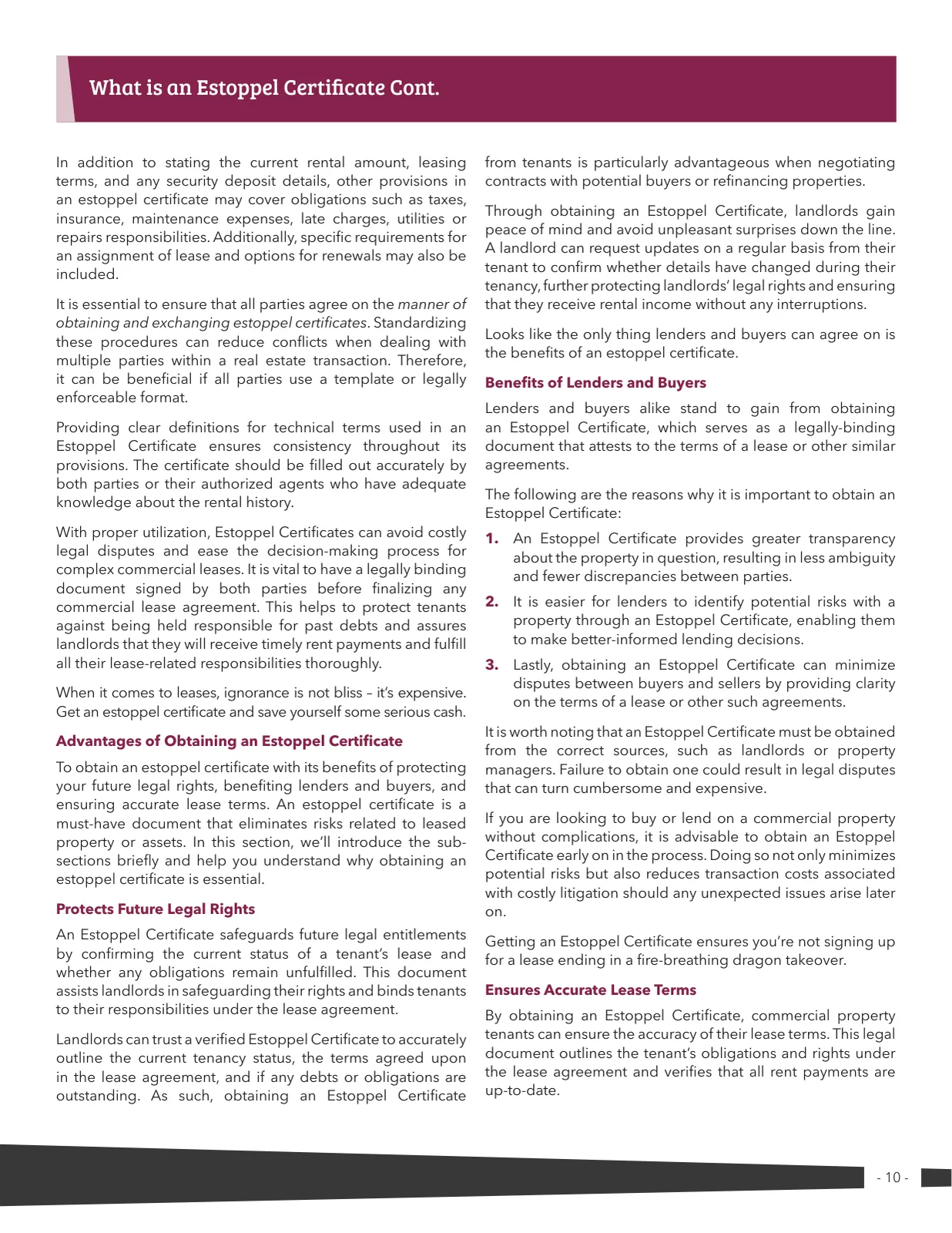 Page 10 of Manufactured Housing Review 2023 Q4